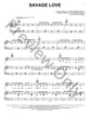 Savage Love piano sheet music cover